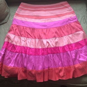 Calypso by Christiane Celle 100% Silk Skirt Large